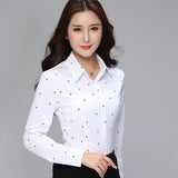 Fashion Blouses Womens Tops and Blouse White Autumn Loose Blouse Women Long Sleeve Blouse Woman Ladies Shirts Plus Size XXXL Top